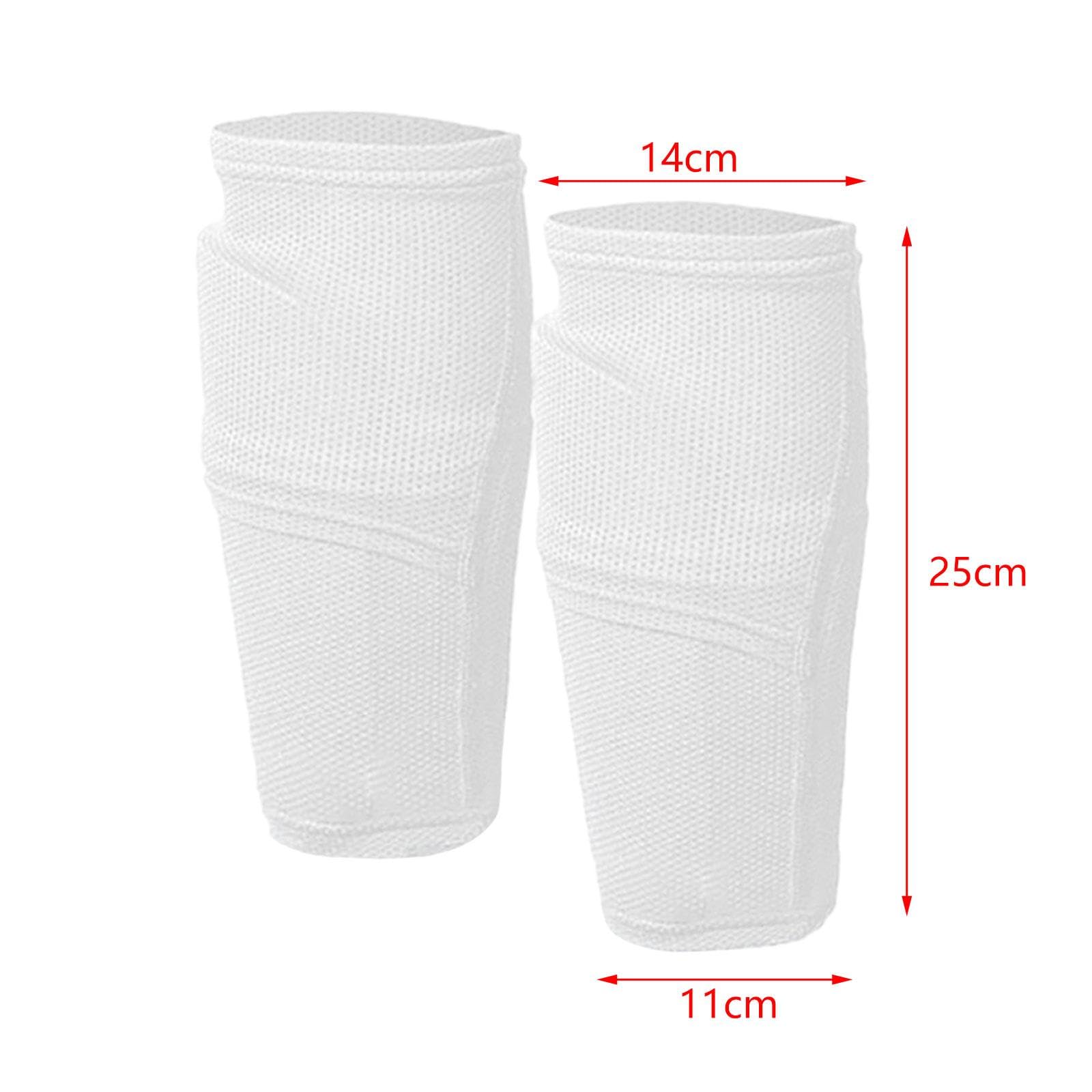 6 X Fußball Schienbeinschutz Socken, Schutz, Langlebige Spieler, Anfänger, Beinärmel, Fußball Schienbeinschutz, Unterstützung für Sport, Radfahren, zu
