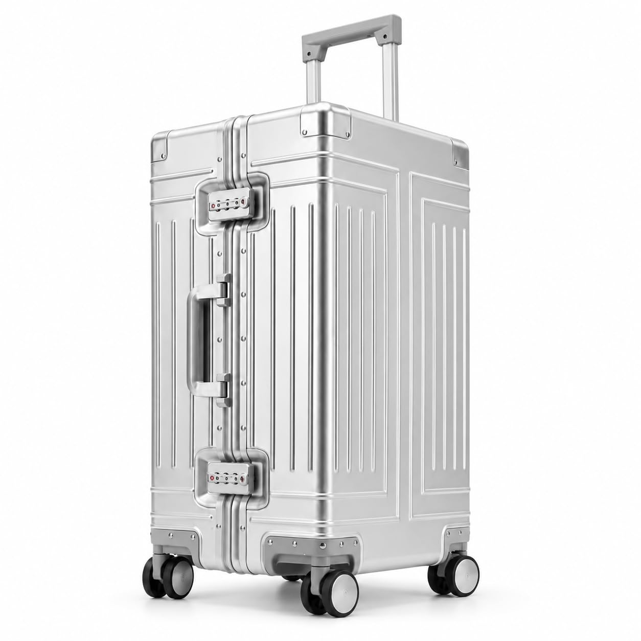 Valigia senza zip in alluminio-magnesio da 29 pollici con serratura TSA