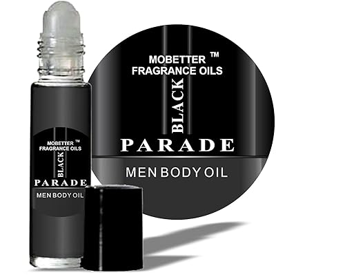 MOBETTER FRAGRANCE OILS Black Parade - Aceite corporal de colonia para hombre, rollo de 13 oz en botella de vidrio