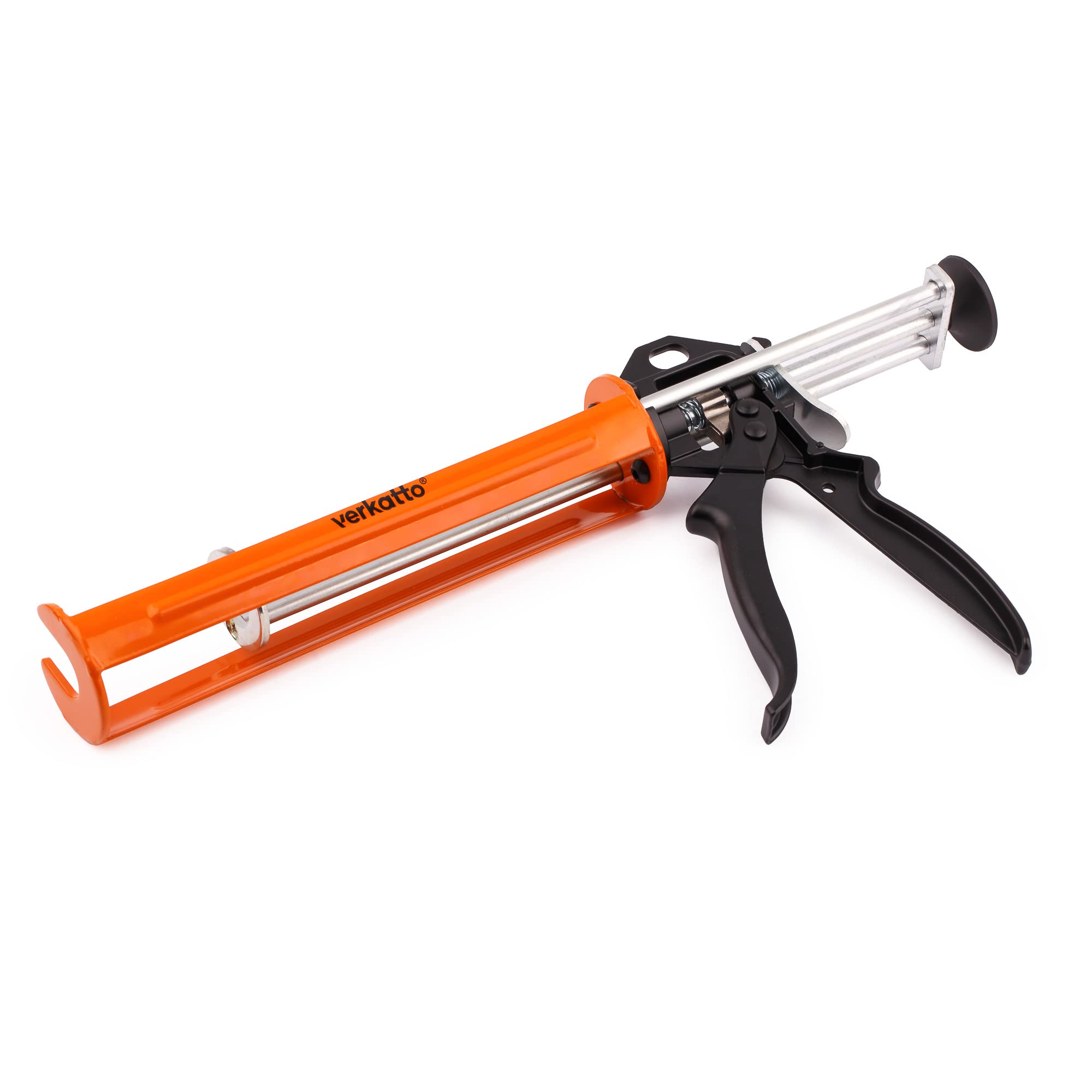 Mivos Pressa per cartucce rinforzata per la lavorazione di tutte le cartucce di tenuta e colla da 310 ml – Pistone a tre barre – Pistola a cartuccia con rapporto di spinta 20:1