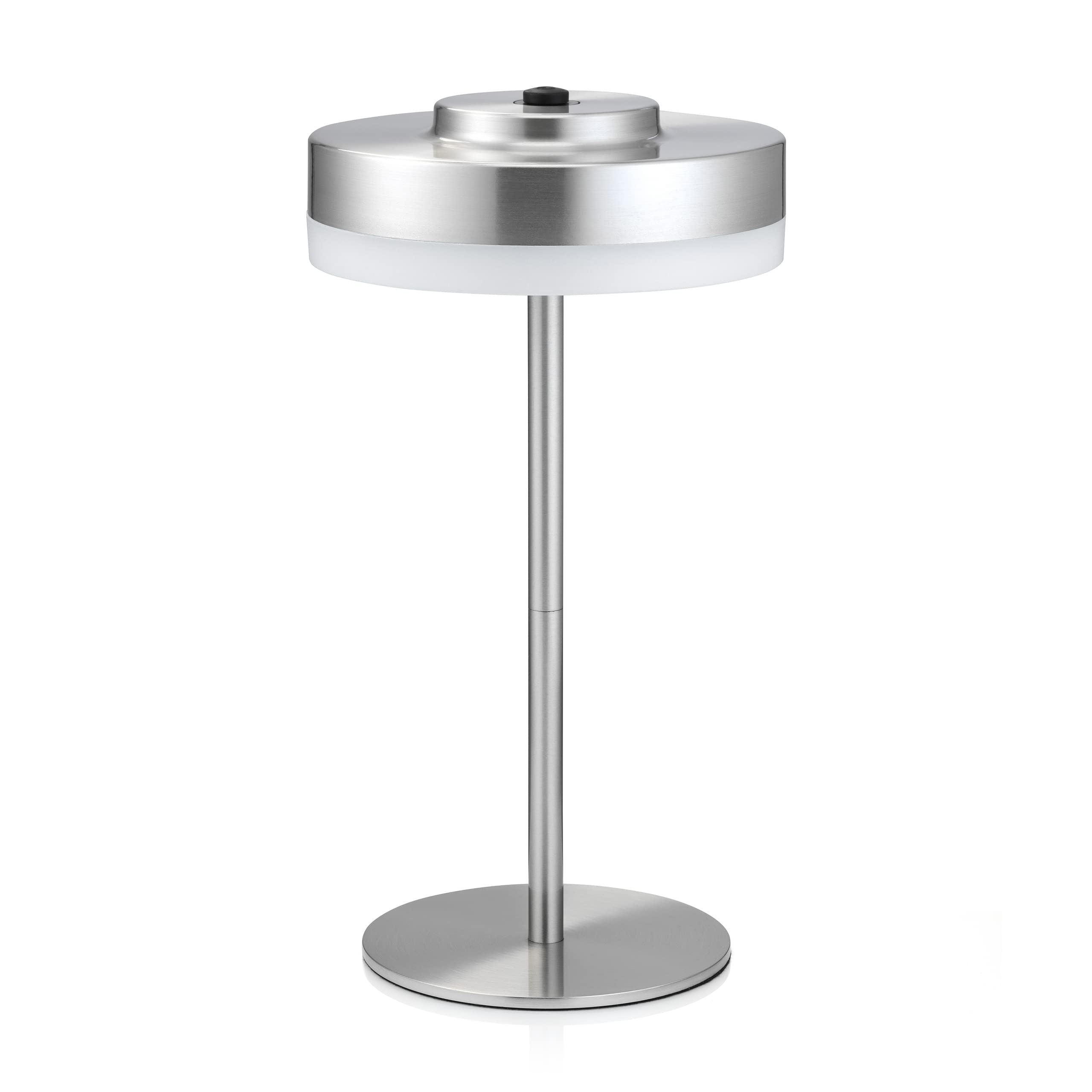Lámpara de mesa para exteriores, recargable, inalámbrica, LED, 4000 K, blanco cálido, 3 ajustes de brillo, IP44 resistente a la intemperie Auraglow
