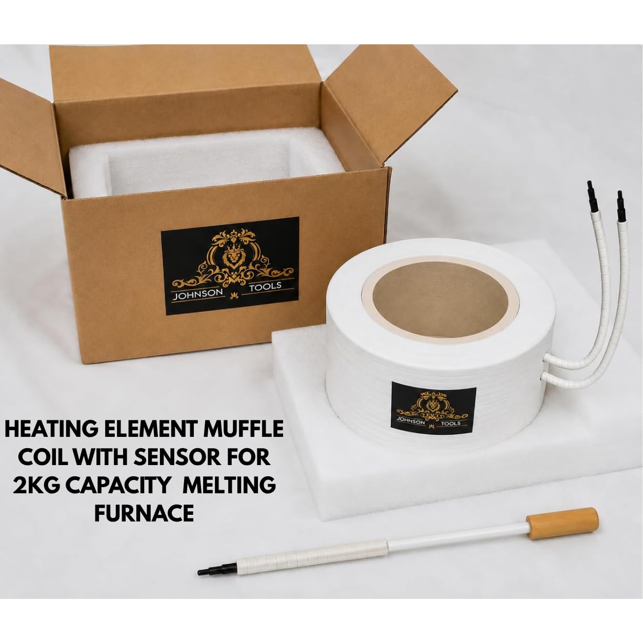 Johnson Tools Muffle Coil - Furnace Heating Element -3