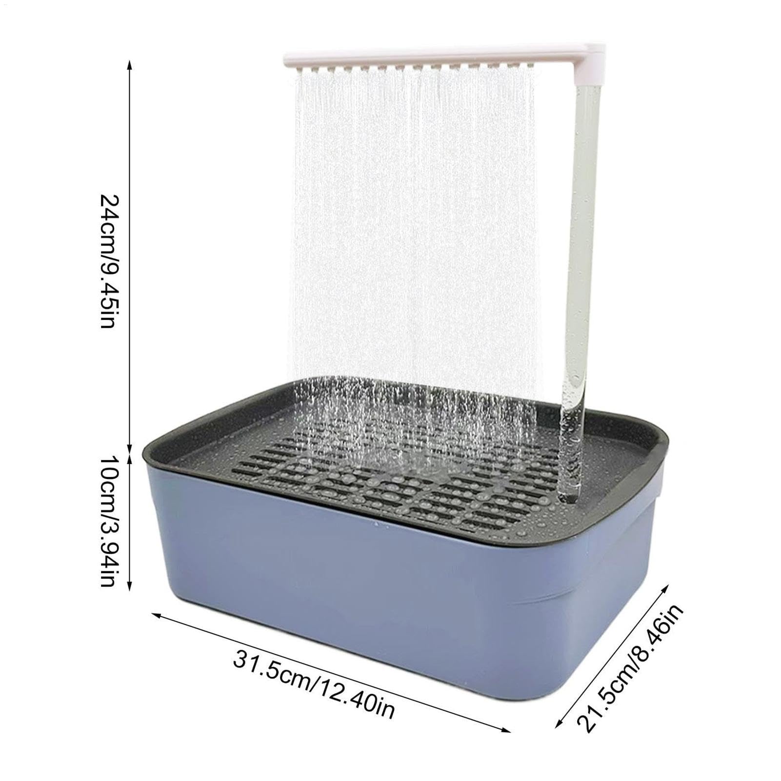 Automatyczna wanna ptaków, Parrot Automatyczna wanna Ptakowa woda w wodzie | Parakeet Pet Pool Bay Bathing Box Cicha dla rodzin, miłośnicy