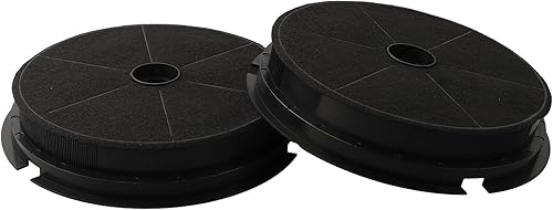 Miniatura 5 de 12 filtro redondo de carbón activo para campanas de escape, repuesto de filtro de carbón activo de campana extractora (paquete de 2)