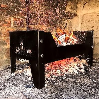Argentine Iron Grill asado brasero parrilla. Premium Brasero. Removable Brazier. (Only Brazier)
