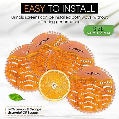 Urinal Screens Deodorizer 10 Pack Urinal Screen Cakes with Lemon
