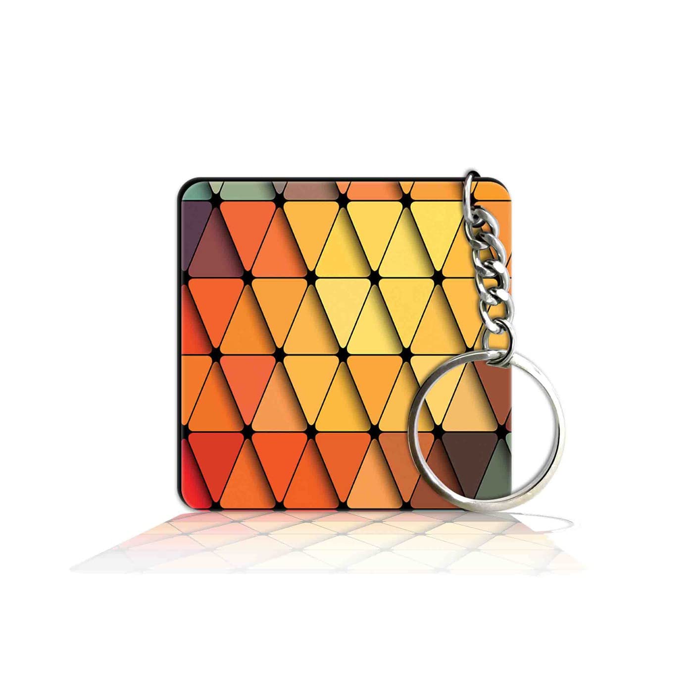 party gift Printed Square Keyring Keychain for Bag Wallet Purse Bike Car Cycle Lock Key House Keys 149-picture-9
