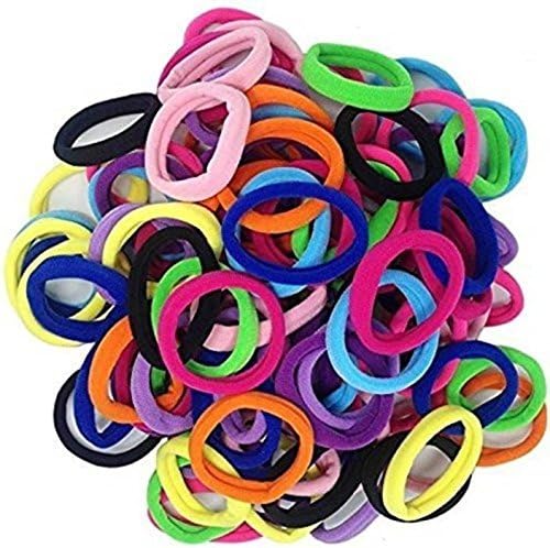 N M Z Colorful Kids Hair Holders Cute Rubber Hair Band Elastic Accessories Girl Charms Tie Gum Headband Hair Accessory (Multicolour)