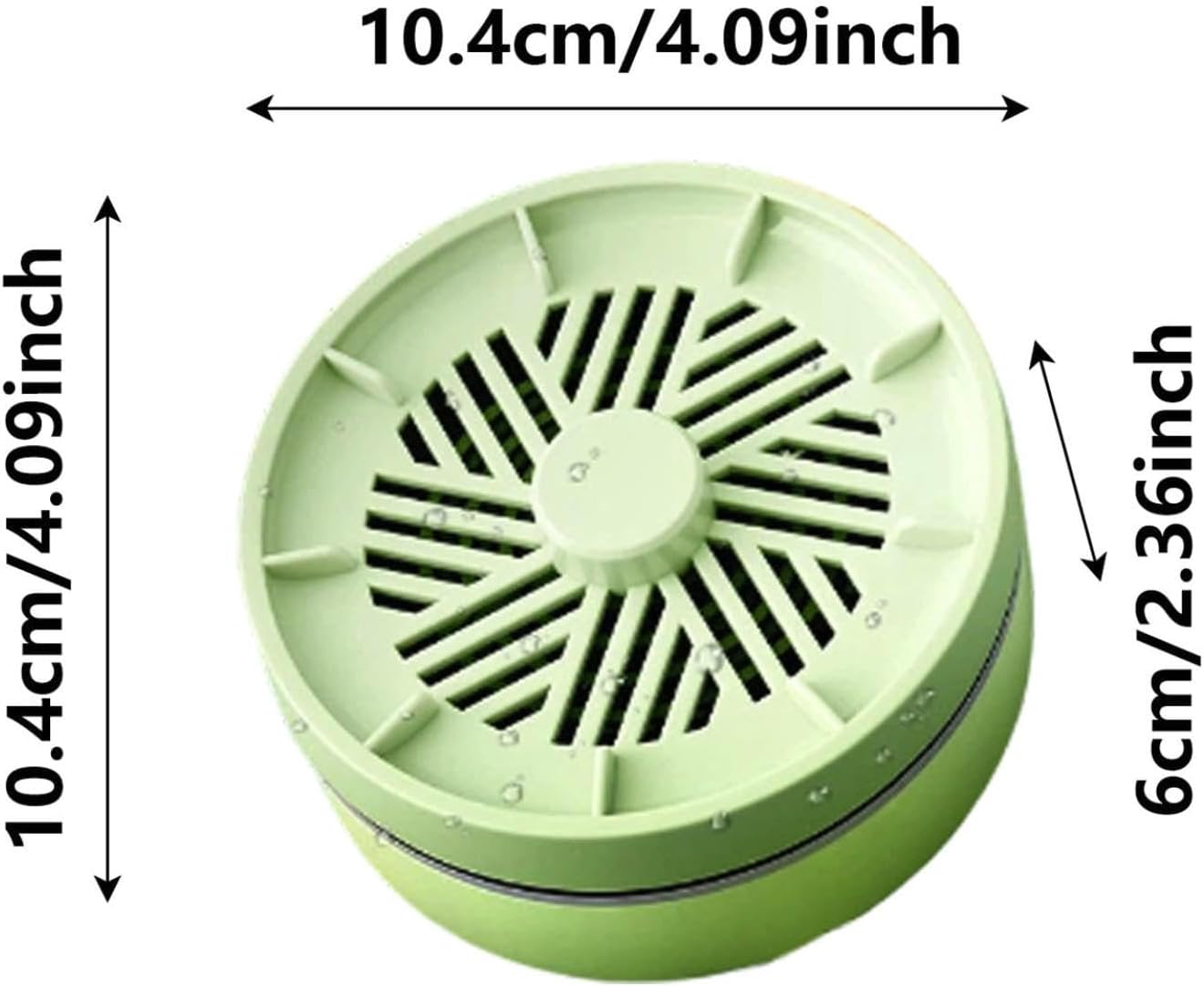 Portable Deep Clean Fruit Vegetable Purifier, Portable Wireless USB Rechargeable Food Cleaner, Remove Residue for Fruit Vegetable Meat Seafood Grain Kitchen Use. (White)