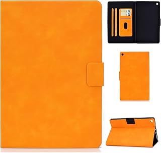 Surfplattaskydd Fall Compatible with Kindle Fire HD 8 Tablet (7th / 8th Generation, 2017/2018 RELEASE) Tablet Case, Folio Cover Multi-Angle Viewing W Card Slot Auto Sleep/Wake Smart Cover surfplatta