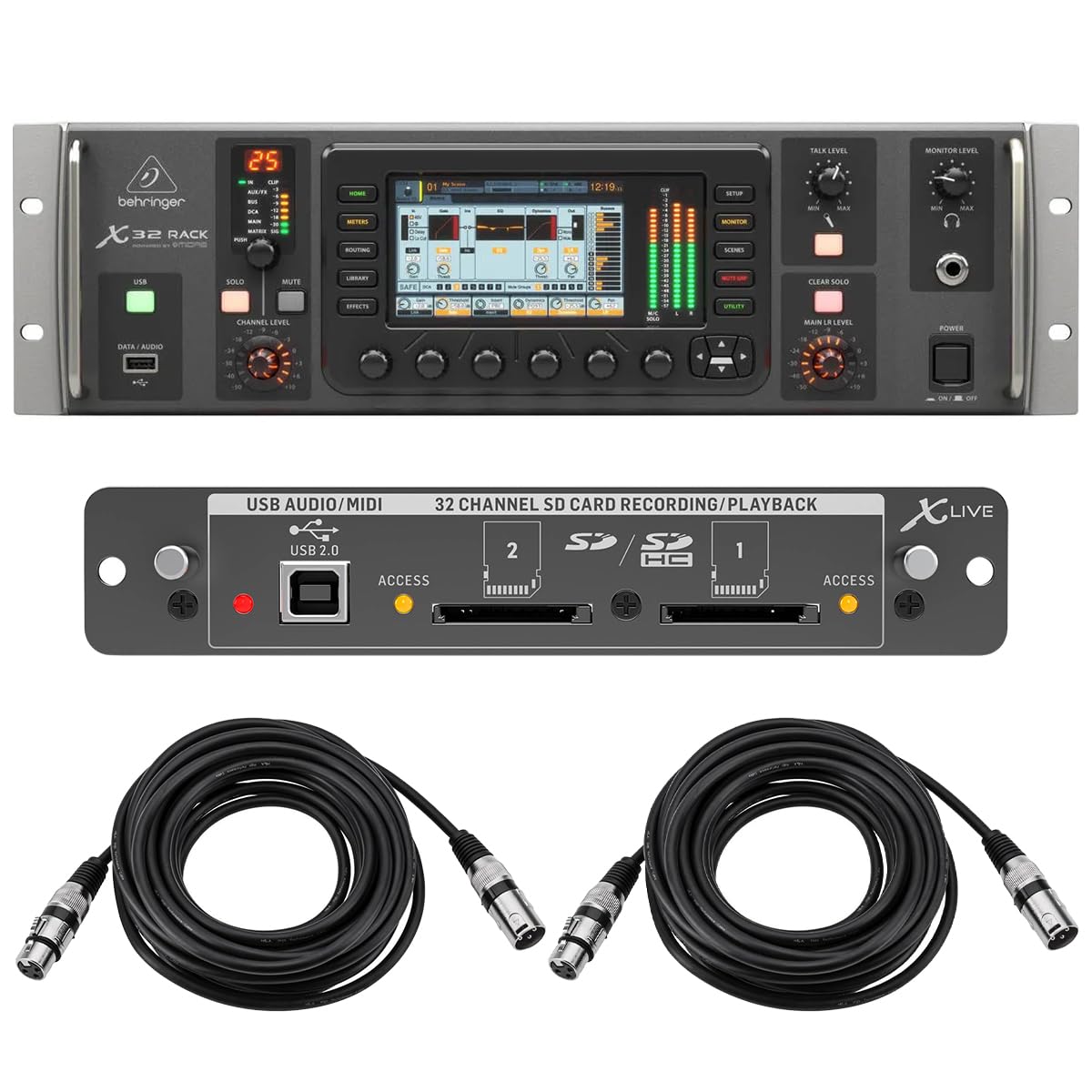 Amazon | Behringer X32ラック 40入力 25バス デジタルラックミキサー