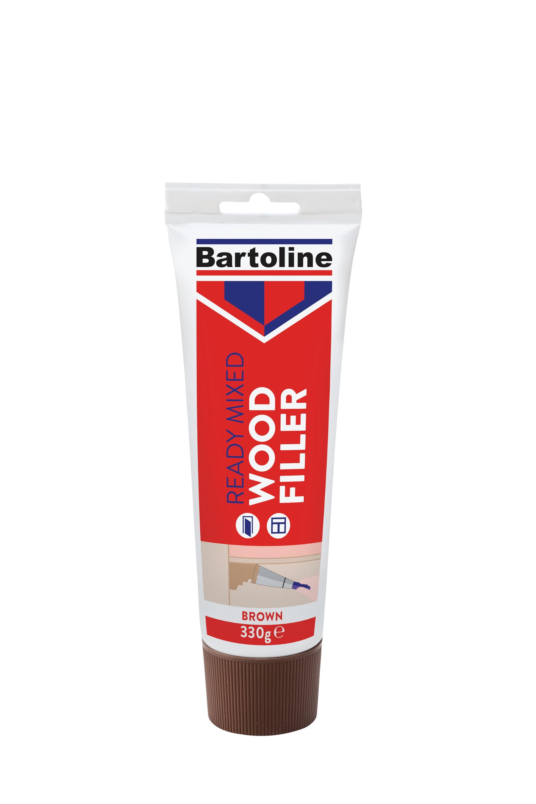 CENTURION Bartoline Ready Mixed Wood Filler 330g Tube Brown