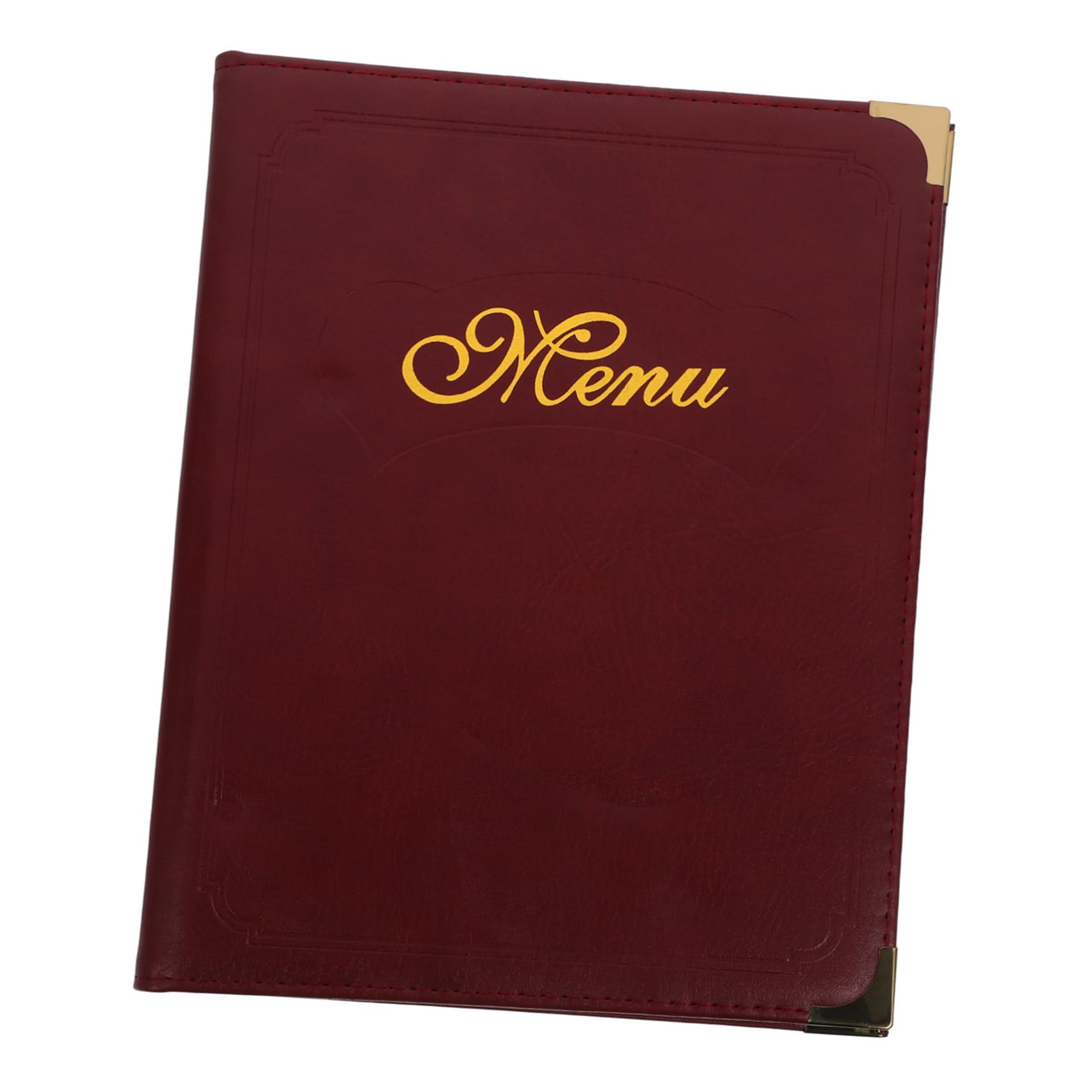 MAGICLULU Porta Menù in Cuoio A4 e Hotel, Menu Pratico Design Semplice e Tocco Confortevole, per Uso Comodo e Professionale