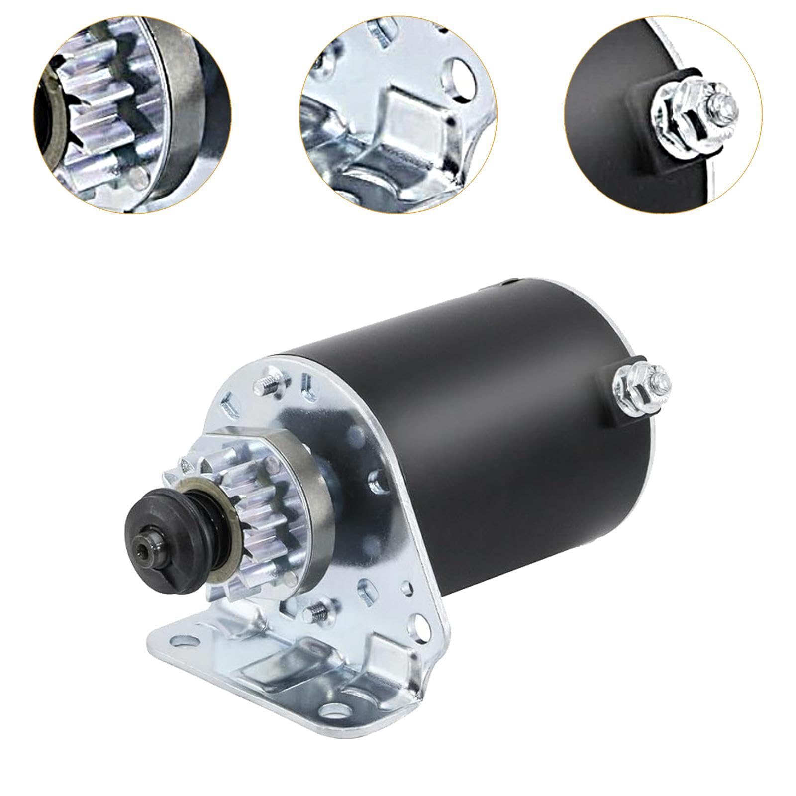Motor de Arranque para Cortacésped de 14 Dientes, Fácil Instalación, Pieza de Repuesto, Componente de Reparación. Reemplaza El Motor de Arranque Eléct