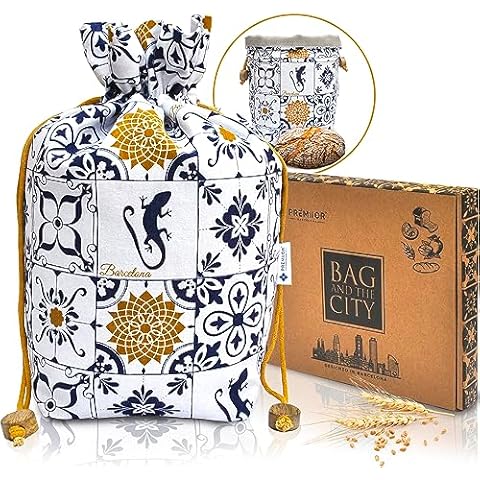 PREMiiOR Organic Linen and Cotton Bread Bag Cover
