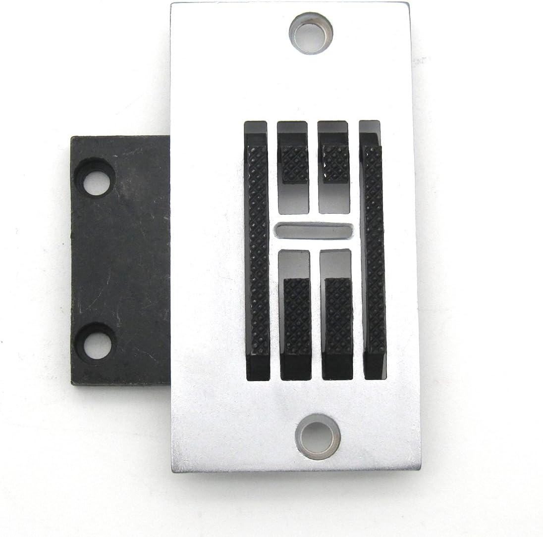 ckpsms KUNPENG - 1SET #503682+503683 Needle Plate& Feed Dog FIT for Singer 107G, 107W, 140W, 143W, 457G, 457U