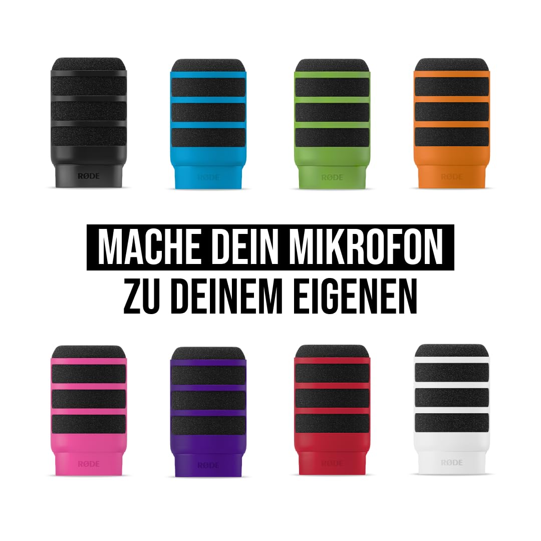 RØDE WS14 Premium Pop-Filter für PodMic und PodMic USB (Orange)