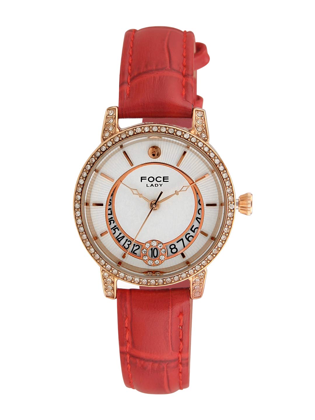 FOCE Multifunction Cream Dial Leather Strap Watch for Women-[FA20RGL-CREAM] (B07W2XZHLN) Amazon Price History, Amazon Price Tracker