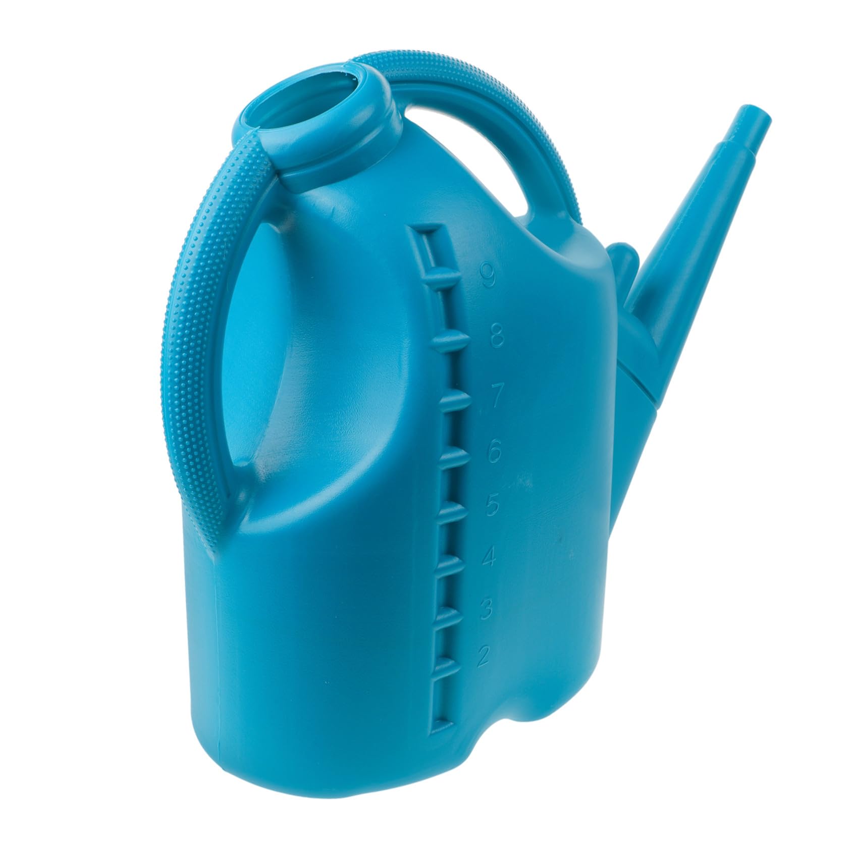 10l Gießkanne aus Kunststoff, Blau, mit Langem Ausguss | Präzises Gießen für Pflanzen und Sukkulenten, für Gartenarbeit und Bad, Geeignet für Erwachsene und Kinder