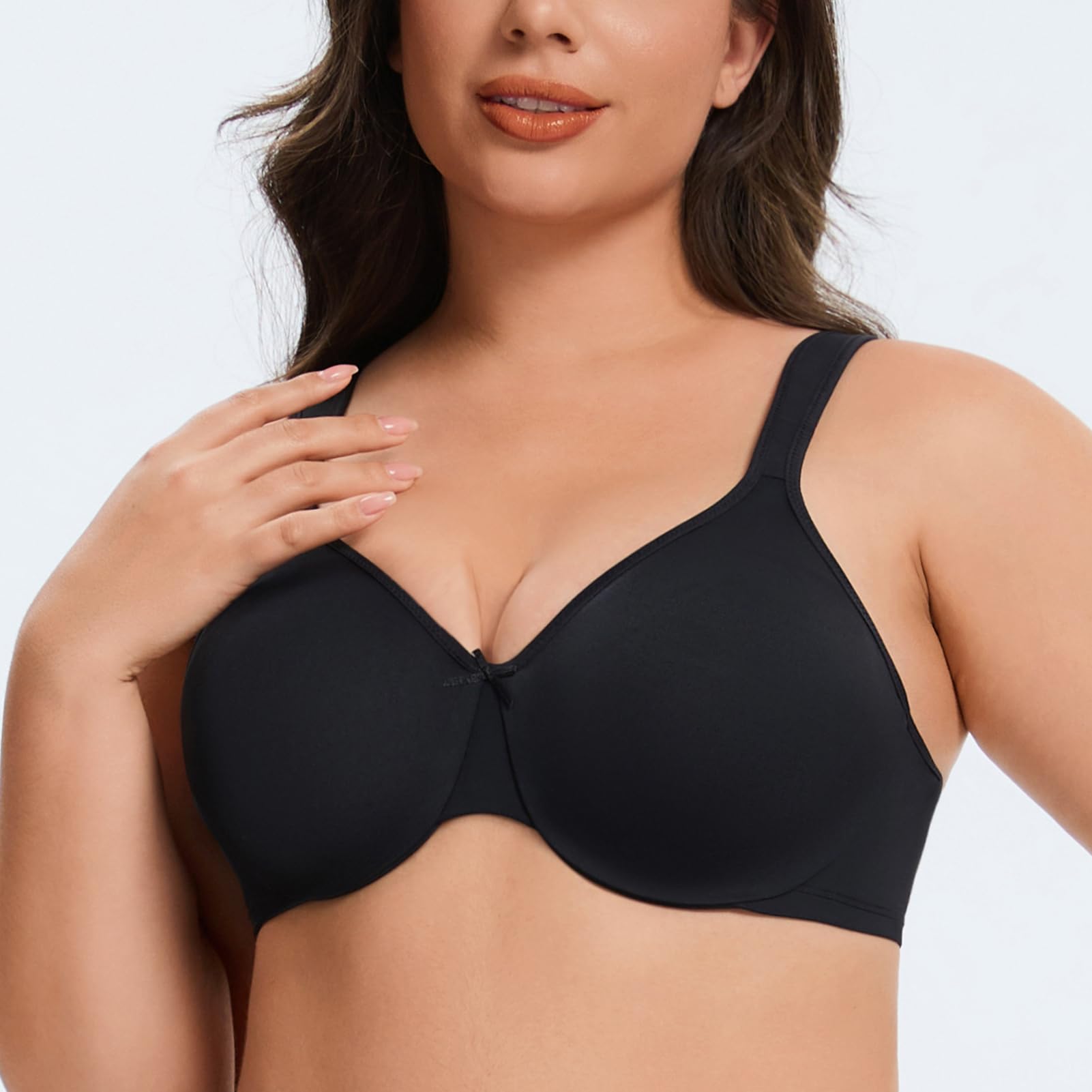 MELENECA Soutien-Gorge Minimiseur à Armatures, Grande Taille, sans Couture, Non rembourré, pour Femme