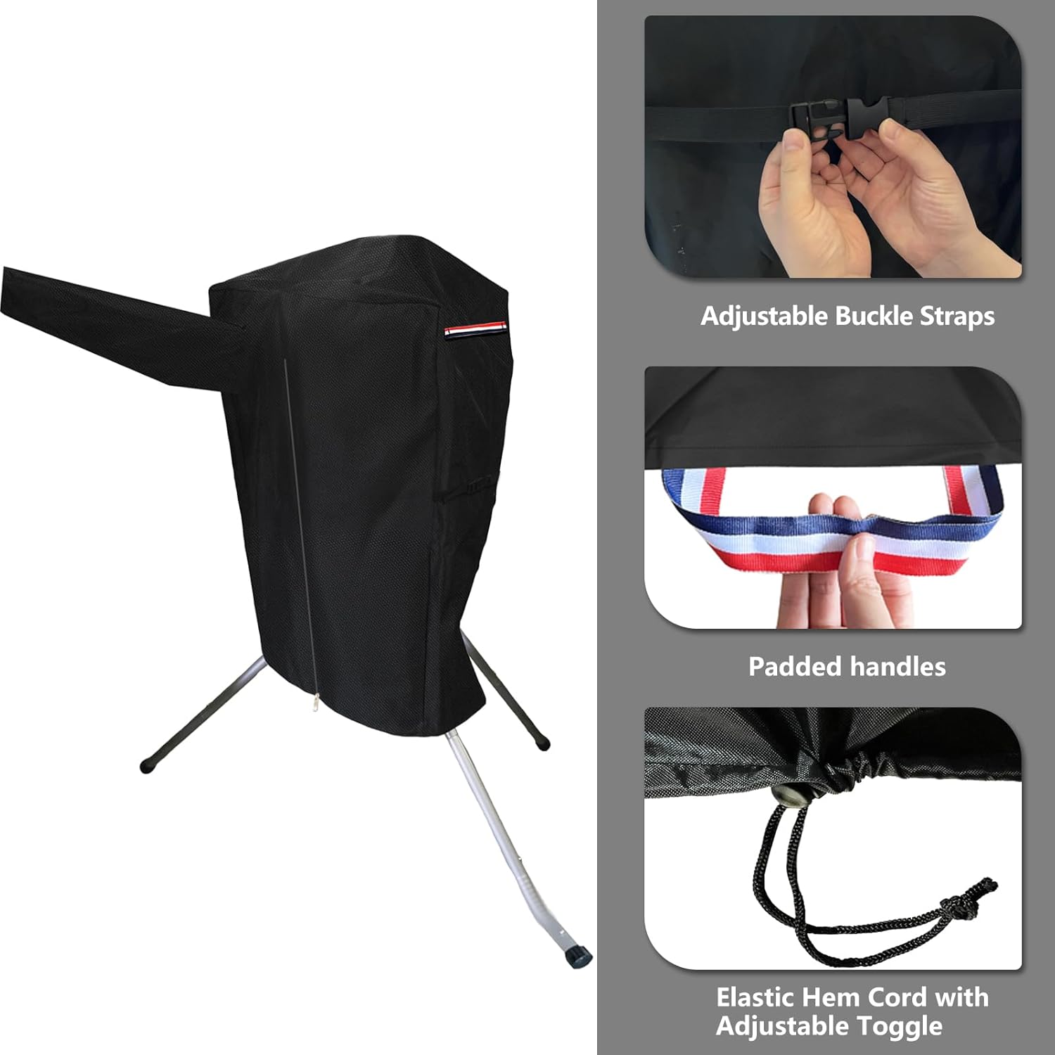 Baseball Pitching Machine Cover | Softball Pitching Machine Cover with Ball Delivery Device | Heavy-Duty Weatherproof Protection | Fits Single-Wheel & Multi-Speed Models | Indoor/Outdoor Use
