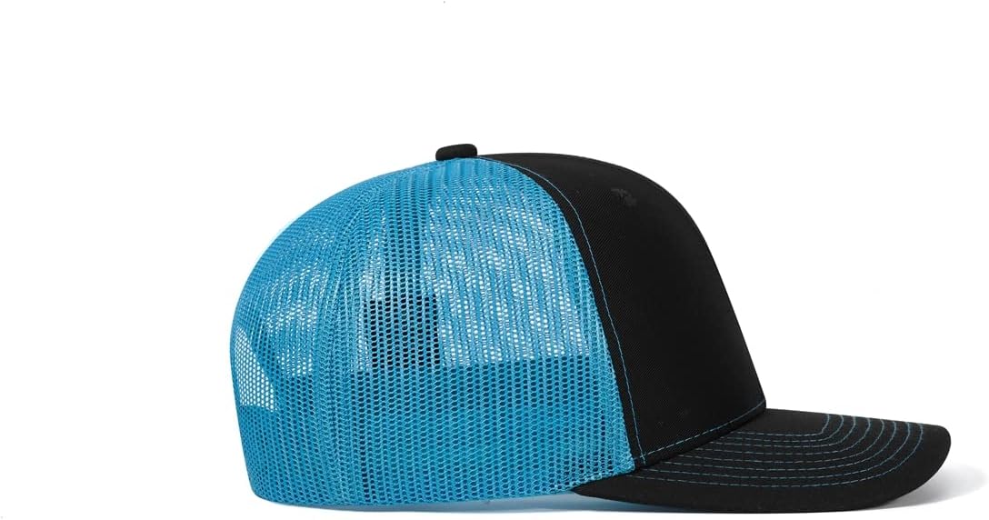 Custom Embroider 112 Trucker Cap with Your Logo/Text,Personalized Adjustable Baseball Cap Casual Sun Peak Hat for Dad Gifts - Image 3