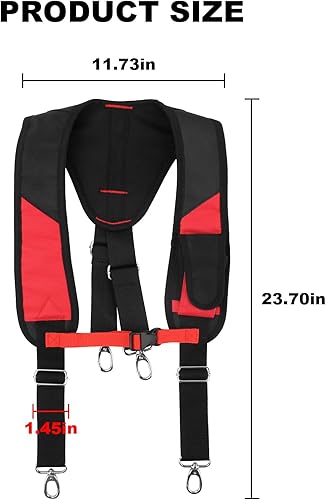 Miniatura 2 de 48-22-8145 Cinturón de herramientas de Milwaukee de reemplazo acolchado de plataforma de suspensión, 48-22-8145 uso acolchado de nylon 1680 Denier y