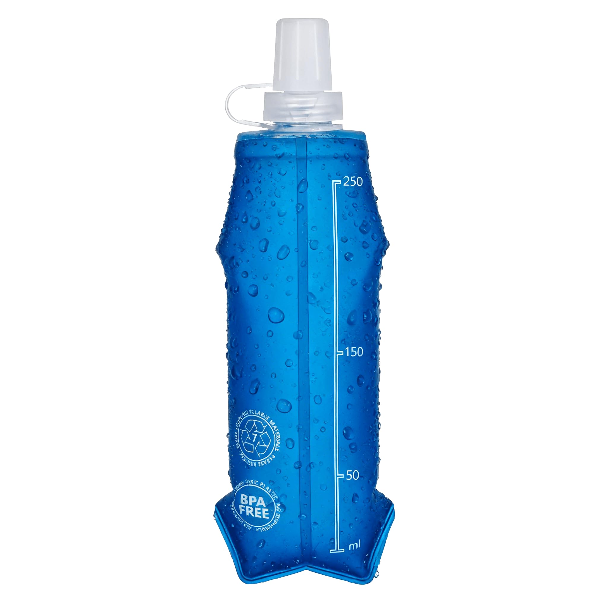 Soft Flask - Shrink As You Drink Soft Water Bottle for Hydration Pack - Folding Water Bottle Ideal