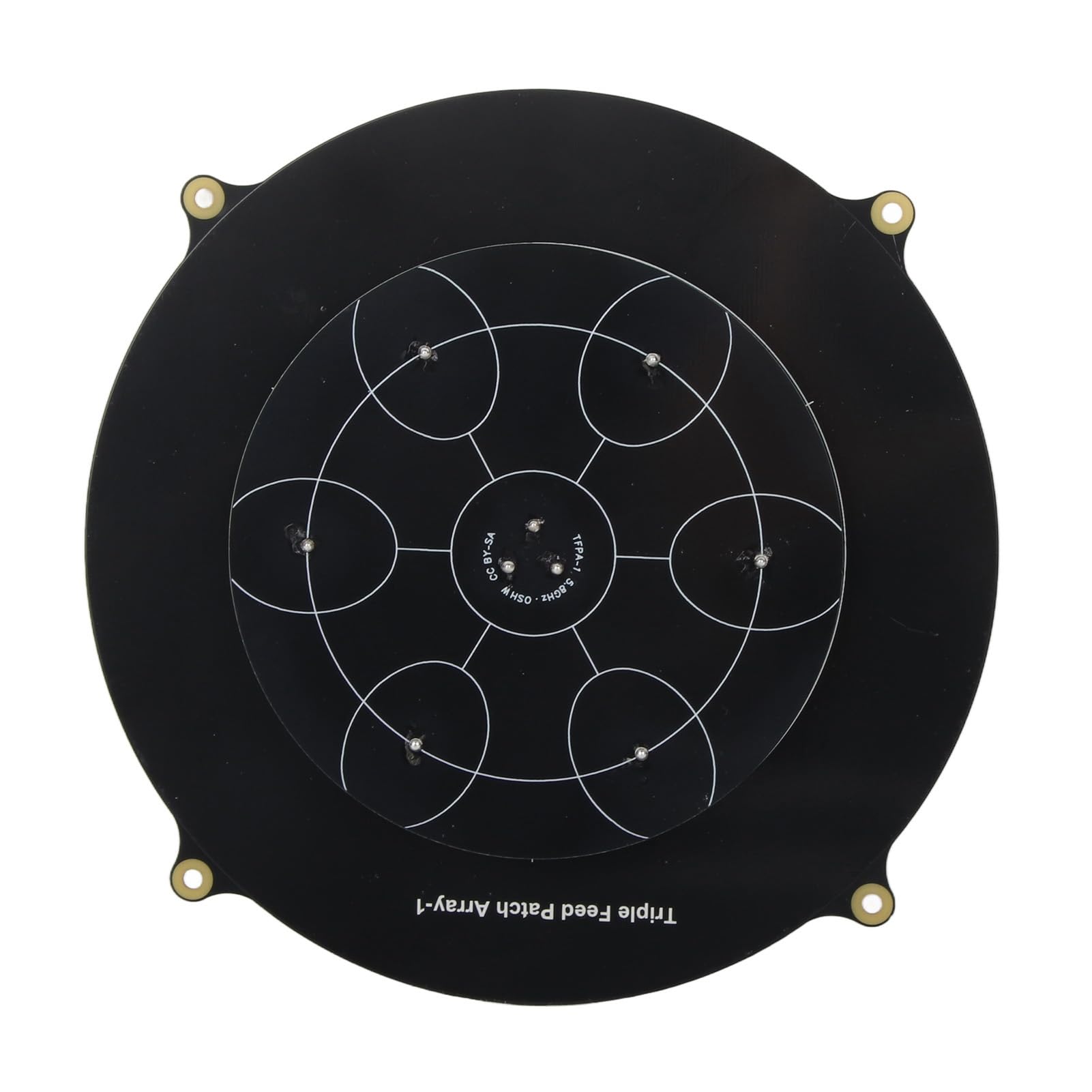 Antenna FPV 5,8 GHz, FPV Triple Feed Patch Antenna, SMA Directional Circularl, antenna direzionale, polarizzata circolare, per droni FPVRC