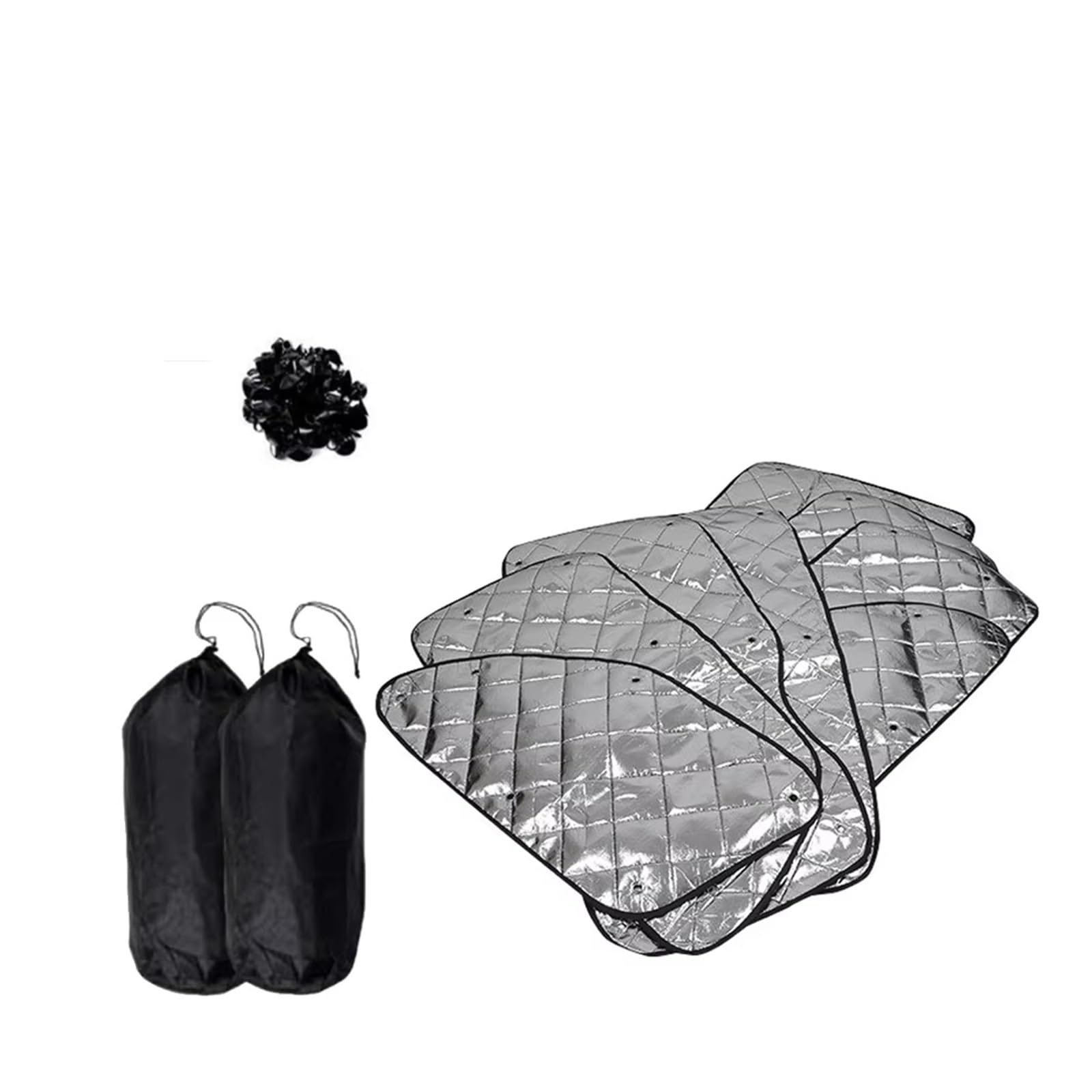 Parasol Coche Parasol Plateado Resistente Calor Para Nissan Para Serena C27 Con Estructura De 4 Capas, Específico Para El Modelo Coche Parasol para Parabrisas