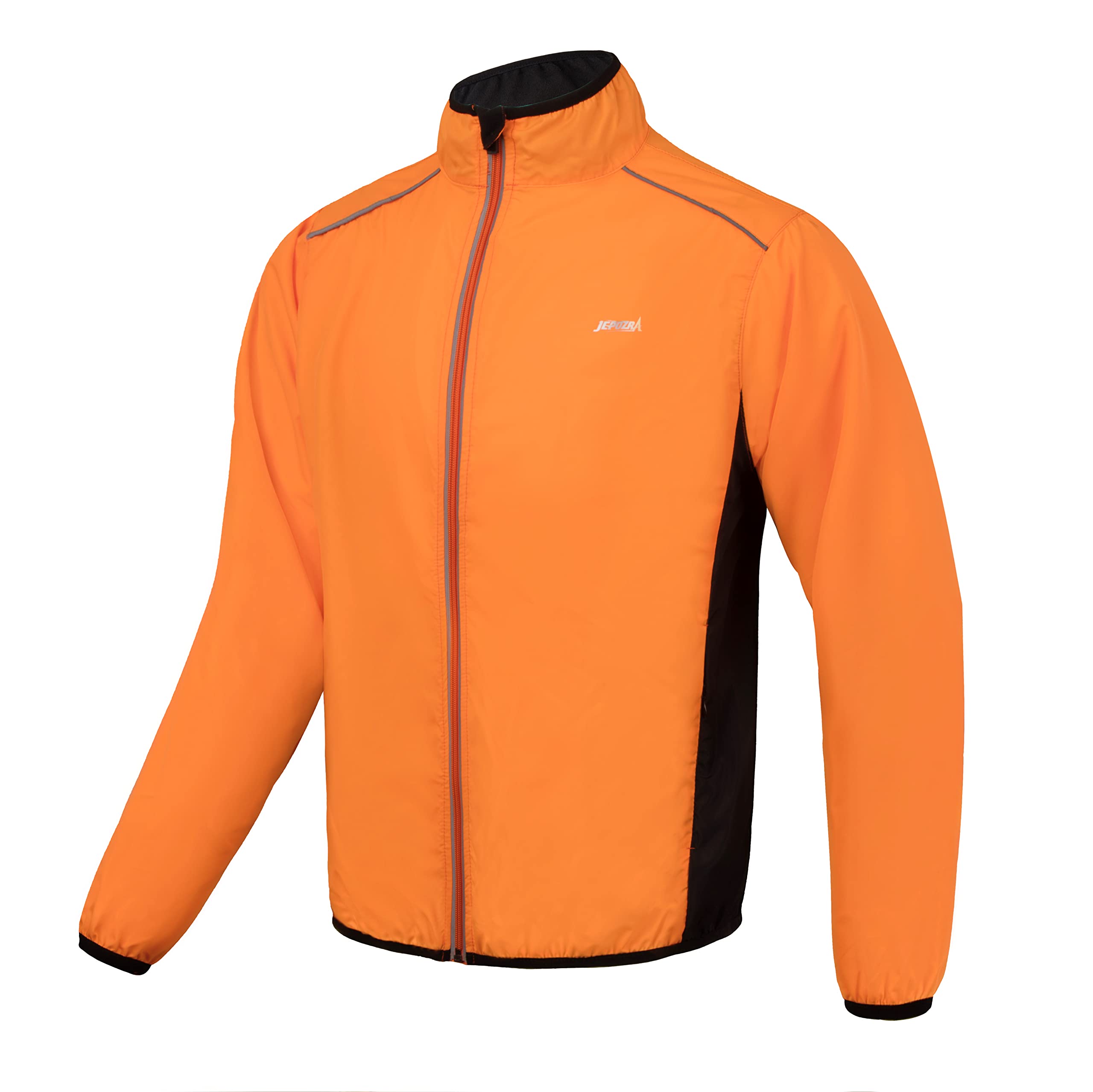 Chaqueta Cortavientos Ciclismo Hombre MontañIsmo Reflectante Abrigo Transpirabl Ropa Deportiva Exteriores ProteccióN UV Manga Larga Correr Resistente Al Viento Yal Agua