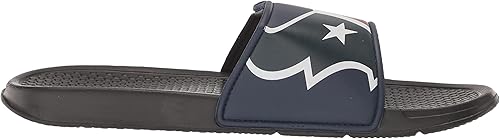 Miniatura 137 de FOCO mens NFL Team Cropped Big Logo Shower Sport Slide Flip Flop Sandals