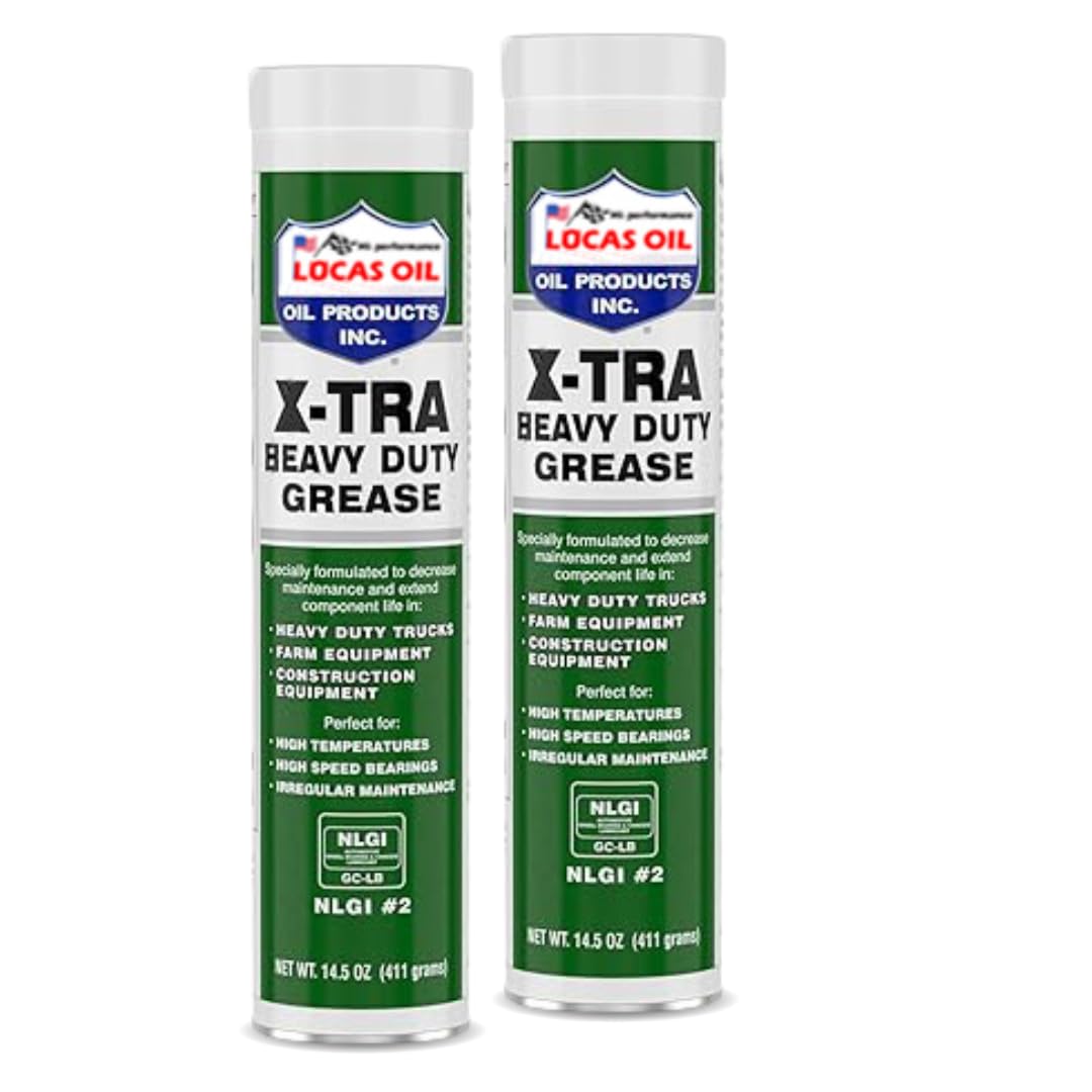 10301 Lithium Grease – 2 Cartridges (29 oz Total) | Heavy Duty EP Multi-Purpose Lubricant…