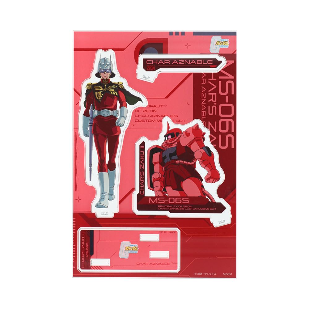Sun-Star Stationery S8107084 Gundam Acrylic Stand Char-Aznabble