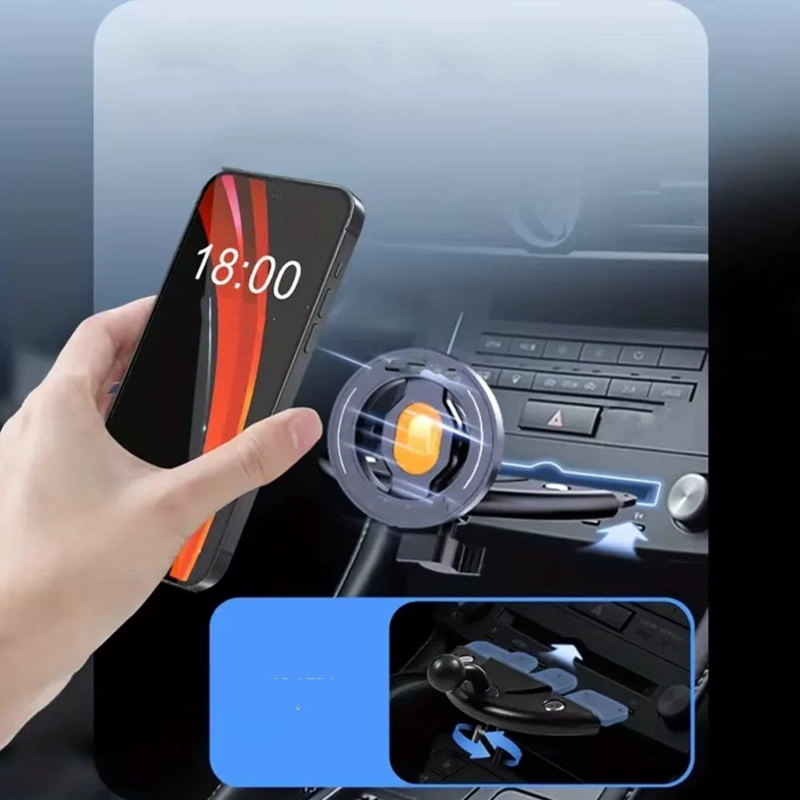 Soporte Teléfono Móvil Universal Montaje Automóvil