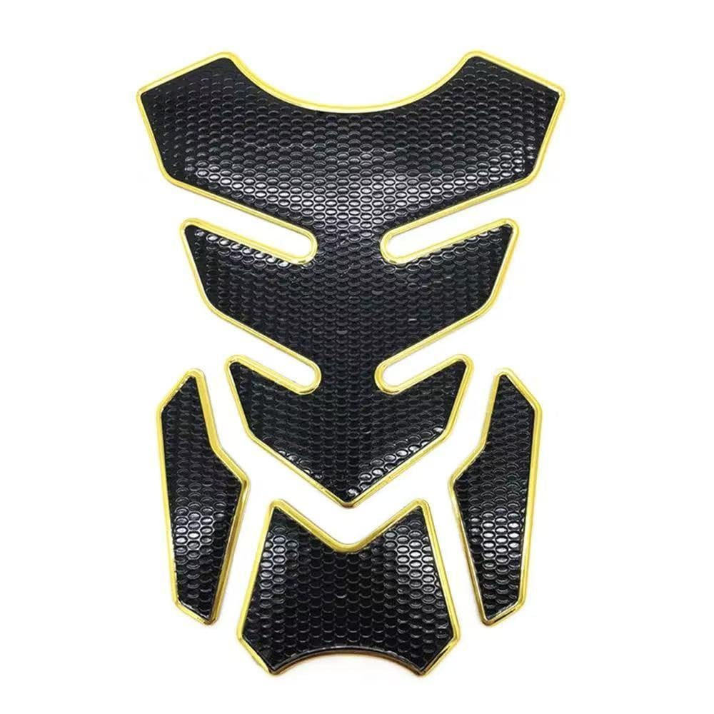 Tryagat Motorcycle Tank Pad for Yamaha Tracer 7 GT 7gt Tracer 7, Fishbone Paint Protector Decal Fuel Gas Tank Sticker Knee Traction Side Grip Pad,D