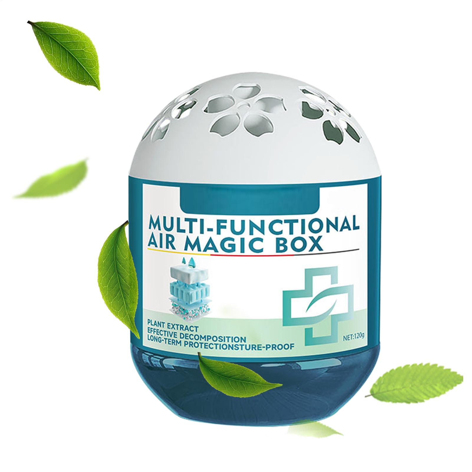 Air Purifier for Home - Remover with Plant Extract, 120 g Multifunctional Air Magic Box | for Cupboards Pet Areas Bookshelves Children's Room Bedroom Living Room Kitchen