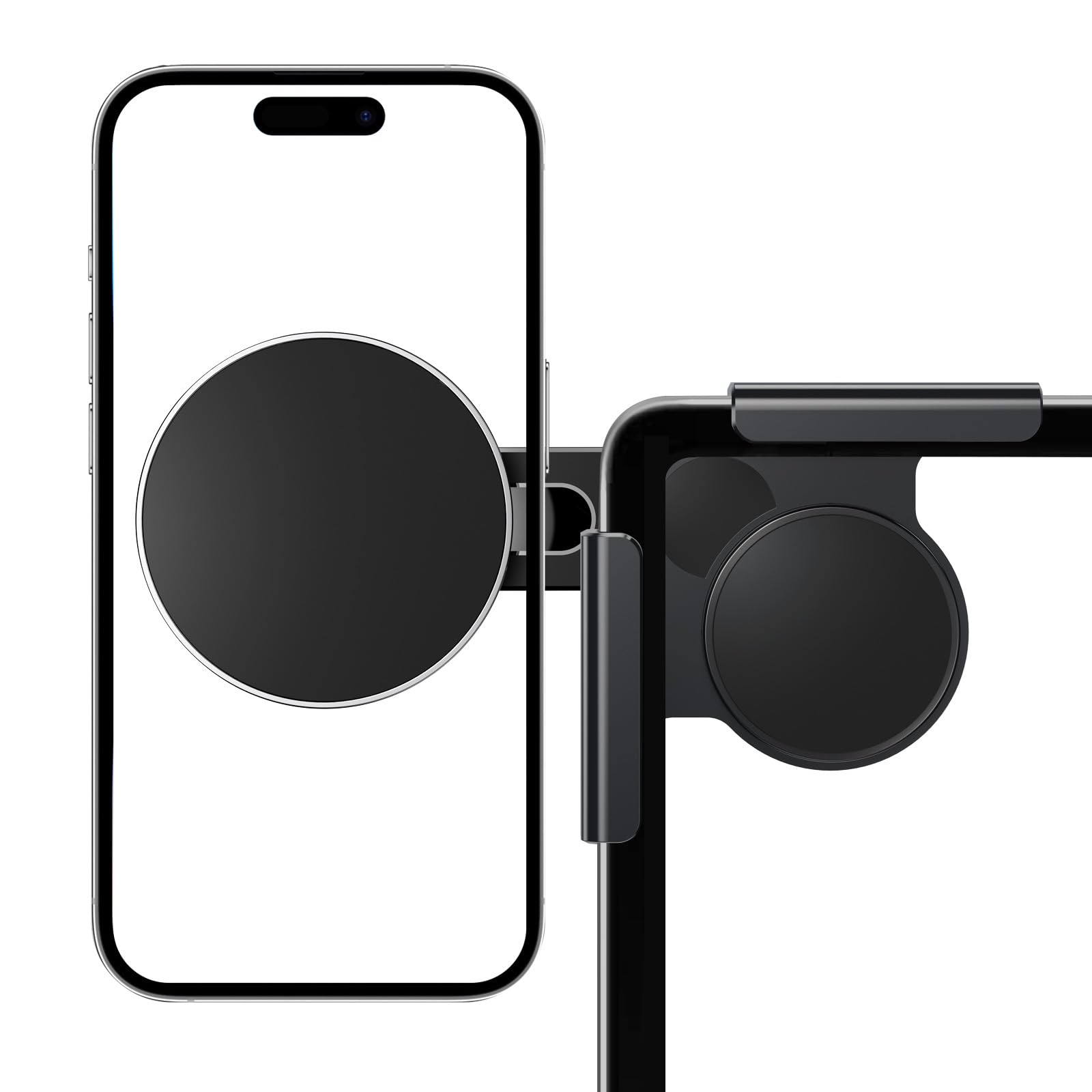 Support de téléphone Portable pour Tesla Model 3 Model Y Model S Model X, MagSafe Support magnétique de téléphone Portable pour Voiture pour iPhone 12-17 Series et téléphones Portables