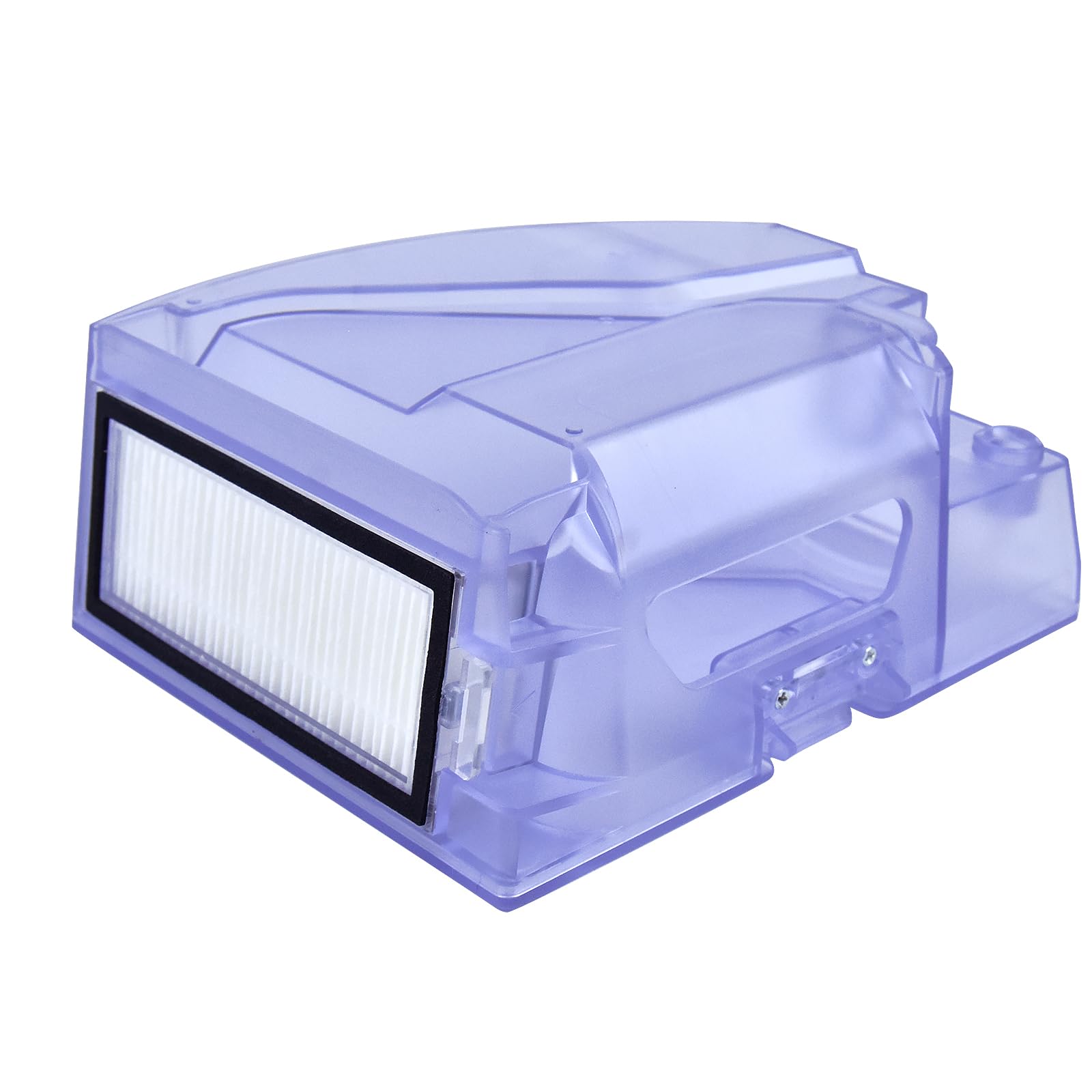1 filtro y 1 depósito de polvo Adecuado para Roborock Q7 MAX Q7 MAX T8 Tanque de agua Caja de recolección de polvo Tanque de agua 2 en 1 Caja de recolección de polvo Cubo de basura Limpieza de piezas de robot