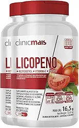 Kit 2 Licopeno 550mg Clinicmais 30 Cápsulas