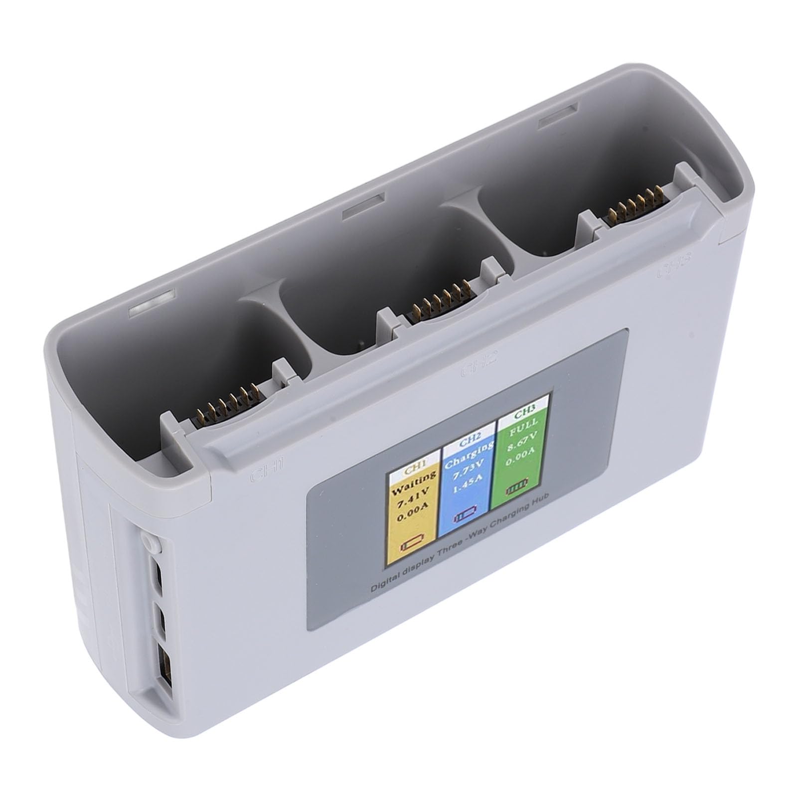 Hub de Charge de Batterie pour Mini 2PRO, Mini 2 Pro, Chargeur D'Affichage Numérique à écran Couleur, Station de Charge de Batterie de Drone USB avec Affichage Numérique
