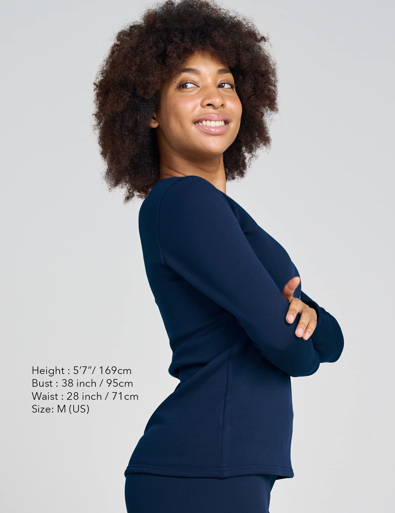 LAPASA Pacco da 2 o 1 Maglia Termica Donna Manica Lunga Fodera in Micro Pile - Pigiama Abbigliamento Intimo Canottiera Calda Elegante Elastica Traspirante Sportiva L15/L39/L42