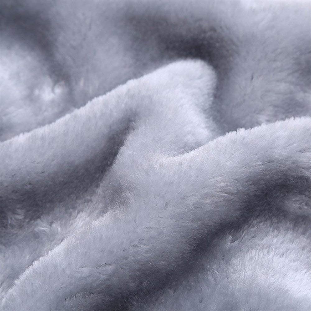 LEZUAN Felpa con Cappuccio Uomo Inverno Caldo Hoodie con Cerniera Integrale Felpe Uomo Manica Lunga Pullover Giacca di Spessore Cappotto in Pile Foderato