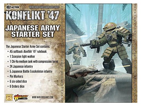 Batailles tactiques avec Konflikt'47 Wargaming Miniatures: Japanese Starter Set à assembler