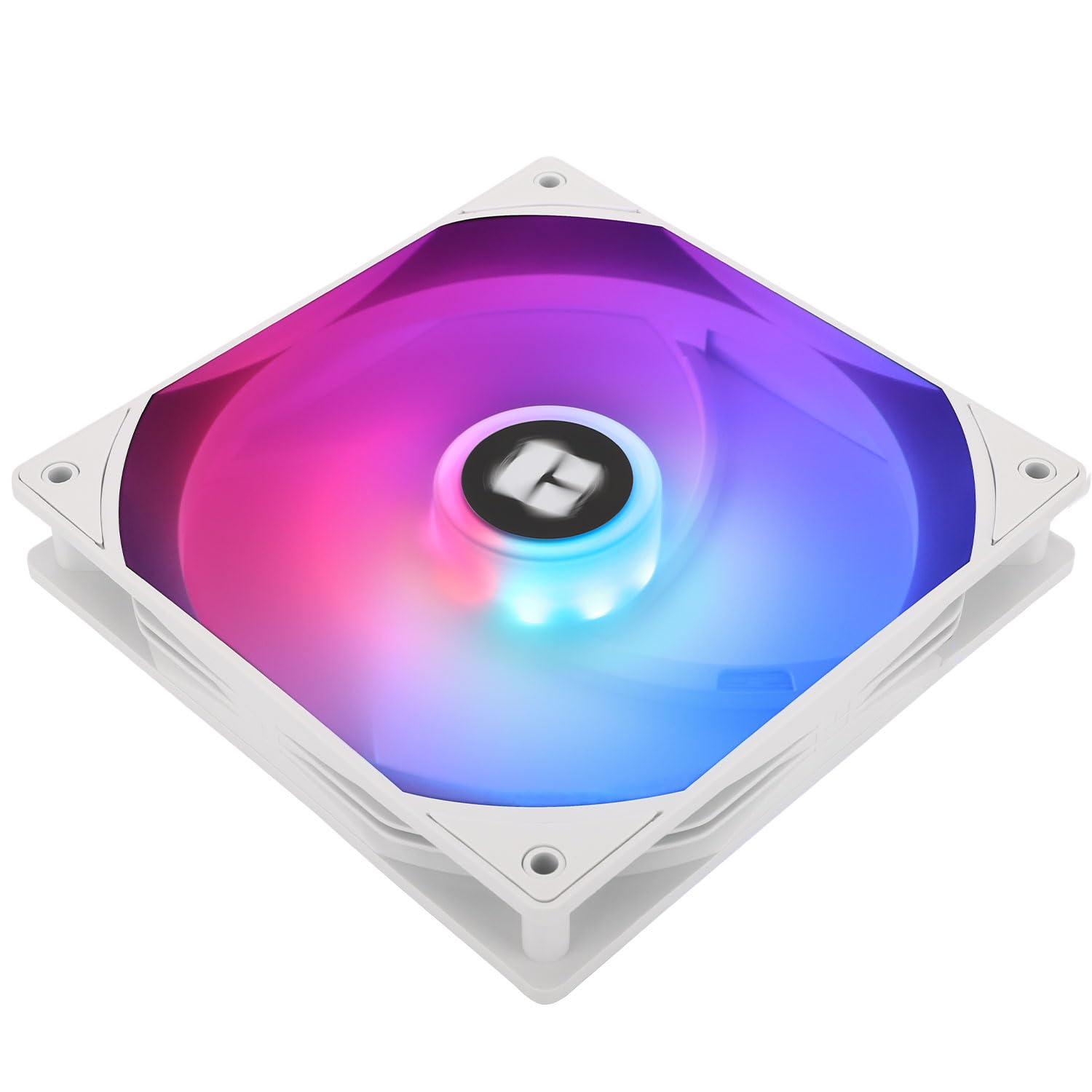 Thermalright TL-C14CW-S CPU Fan,with High Speed 1500RPM,14CM Quiet 4PIN PWM Power Supply,Computer Case Cooling Fan,5V 3pin ARGB Lighting Connector(White) - Image 4