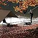 KALINCO 10X10FT/10X15FT,Tent Tarp,Picnic Mat Camping Tarp Tent Hammock Tarp, pu Waterproof Camping tarp Tent Rain Fly Picnic Mat Survival Shelter Sunshade（Coffee）