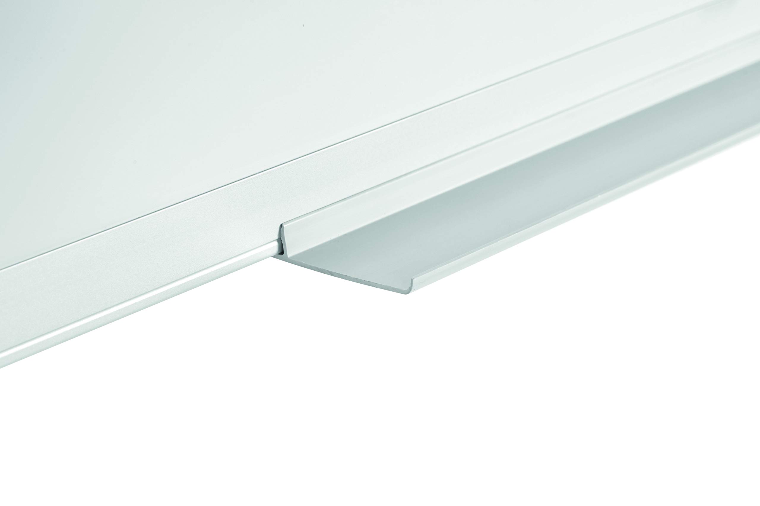 Pizarra Blanca Magnética, 105 x 75 cm, Superficie en Acero Lacado, de Borrado en Seco con Marco de Aluminio y Bandeja