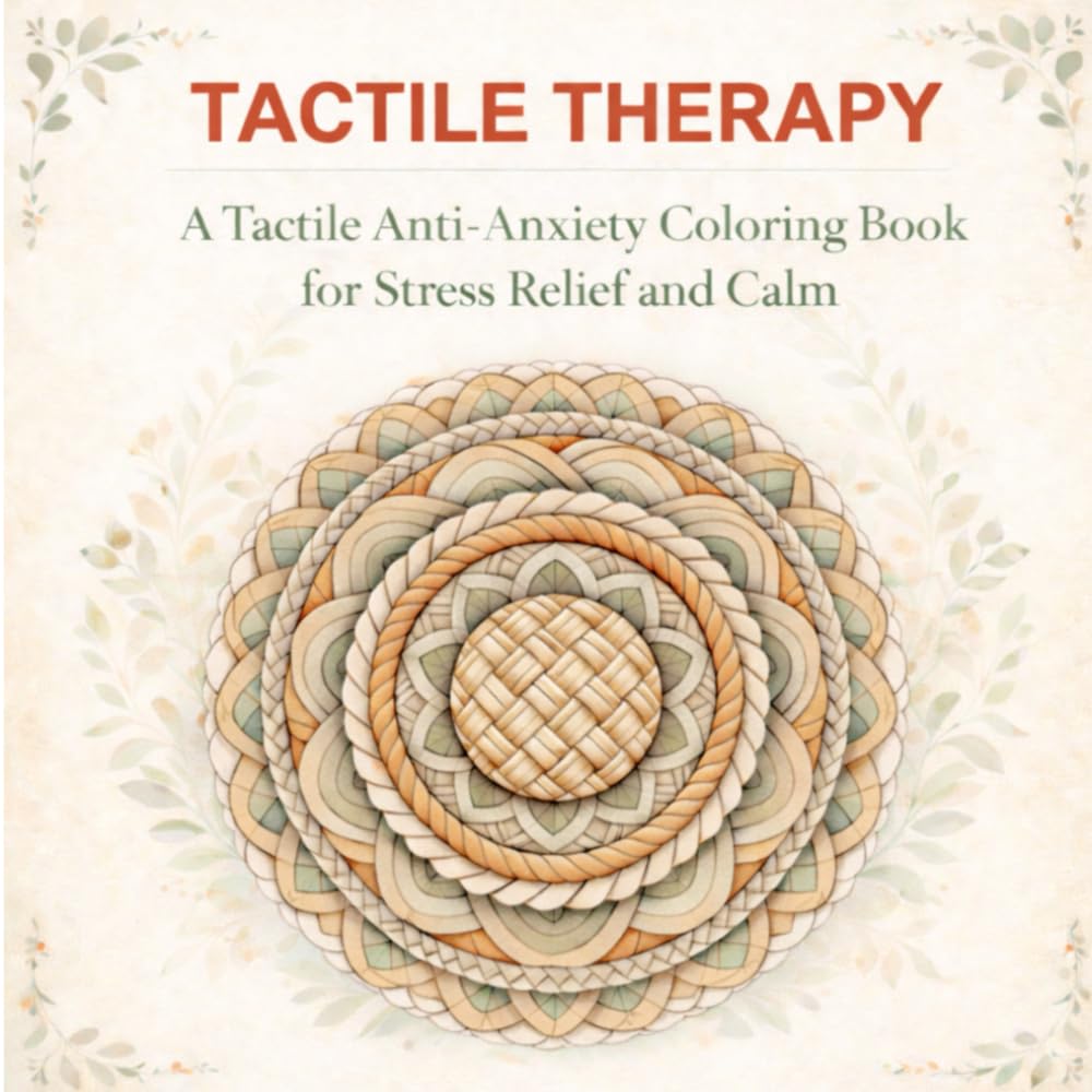 Tactile Therapy: A Mindful Tactile Anti-Anxiety Coloring Book for Stress Relief and Calm (Tactile Therapy Coloring Series)