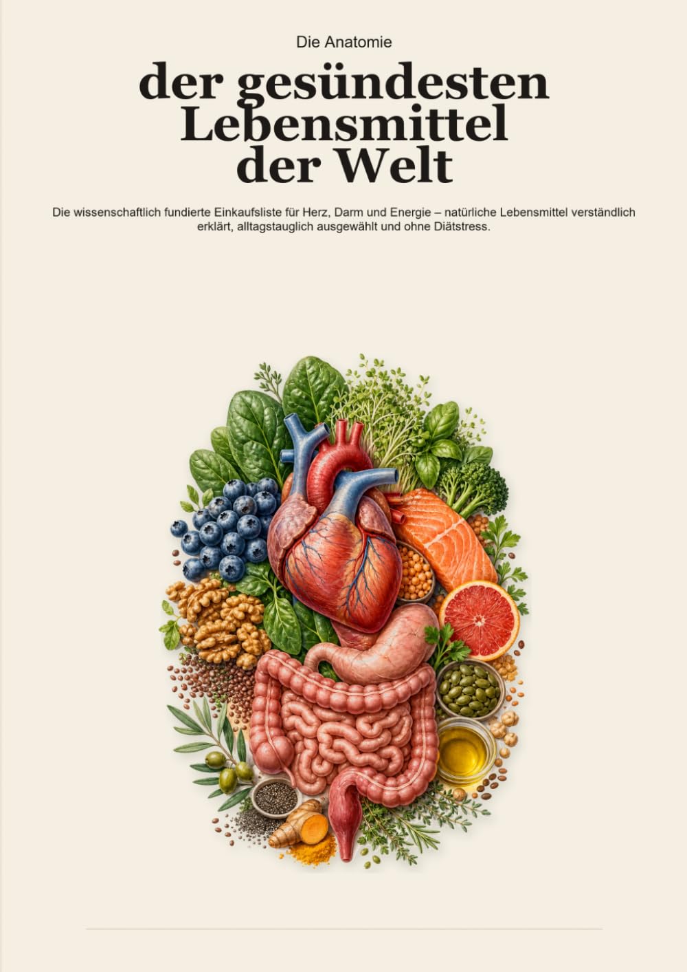 Die Anatomie der gesündesten Lebensmittel der Welt: Die wissenschaftlich fundierte Einkaufsliste für Herz, Darm und Energie – natürliche Lebensmittel ... ausgewählt und ohne Diätstress.