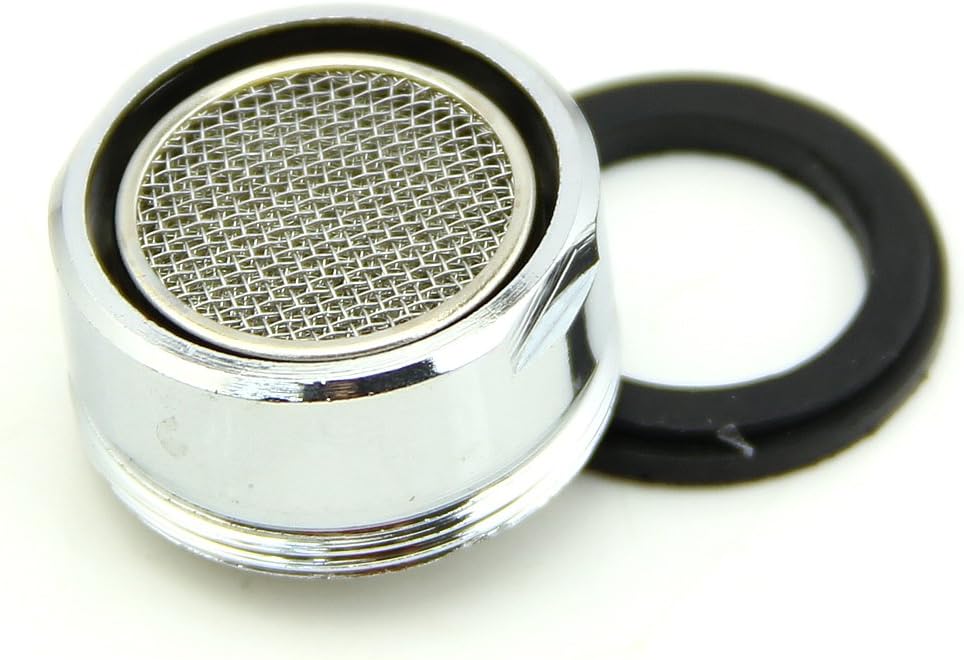 Juanshop Water Saving Kitchen Faucet Tap Male/Female Aerator Chrome Nozzle Sprayer Filter (24mm Male)